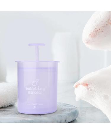 Foam Maker Face Cleanser Foaming Bottle Bubble Foamer | Ergonomic Pump Skincare Facial Cleansing Tool Cleansing Foaming Maker for Women Girls Purple - Buy Online on GoSupps.com
