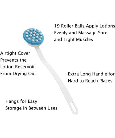 Set of 2 Body Lotion Roll Applicators - Easy and Mess-Free Application - Buy Online on GoSupps.com