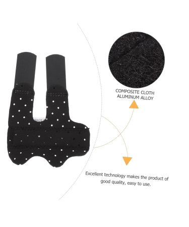 NOLITOY Orthotics Finger Cast Splint - Thumb & Finger Protector for Fractures - Breathable & Adjustable - 11.5x8x1CM - Black - Buy Online on GoSupps.com