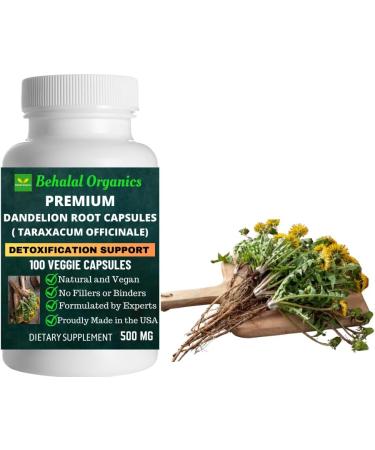 Behalal Organics Dandelion Root Quick Release Capsules - Buy Online on GoSupps.com