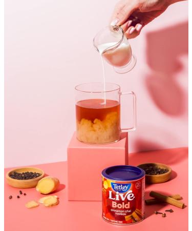 Tetley Live Bold Rooibos Chai Tea - 20 Tea Bags 32 Grams Naturally Caffeine Free - Buy Online on GoSupps.com