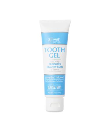 SilverBiotics Oral Care, Tooth Gel, Glacial Mint, 4oz