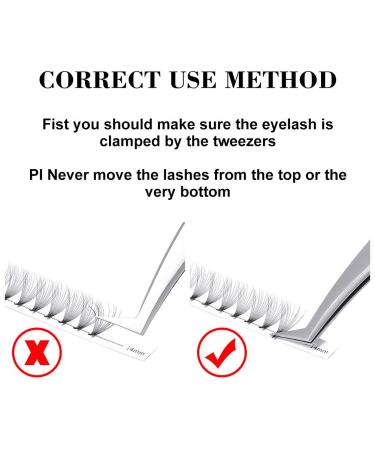 Buy 14D 0.07mm D Curl 13mm Russian Eyelash Extensions - Premade Fans for Stunning Lashes | International Shipping Available - Buy Online on GoSupps.com