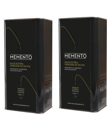 MEMENTO MEMENTO - Pugliese Extra Virgin Olive Oil - Cold Extracted - Unfiltered - 100% Italian - 5 litres (2)