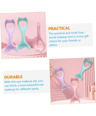 VINTORKY Mutitool Mascara Brush Eyeliner Pencil Pink Eyeshadow Marscara Drawing Aid Tool Multipurpose Small Tools Miss 15X5.7CM Blue - Buy Online on GoSupps.com