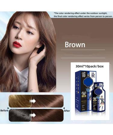BaBound Miao Ethnic Plant Extract Bubble Hair Dye Cream Bubble Dye Hair Care 3 In 1 Plant Bubble Hair Dye Shampoo Hair Dye Shampoo For Women Coffee - Buy Online on GoSupps.com