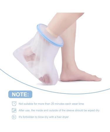Apasiri Waterproof Foot Cast Cover - Reusable Adult Ankle Toe Protector - 100% Watertight Seal for Shower - Keep Cast Dry - Buy Online on GoSupps.com