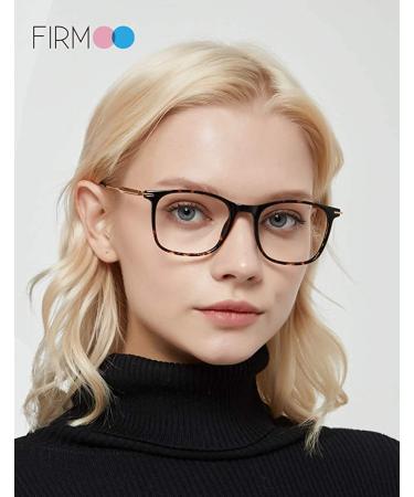 Firmoo Blue Light Blocking Computer Glasses Anti Eye Strain Headache UV Cut A-tortoise 0.0x - Unisex - Buy Online on GoSupps.com