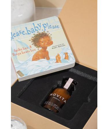 Movita Prenatal Gift Set with Prenatal Vitamin Bottle and "Please Baby Please" Book for Healthy Mom and Baby - During Pregnancy & Breastfeeding - Fermented Whole Foods Vitamins - Buy Online on GoSupps.com
