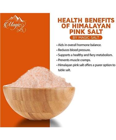 1 KG Fine Pink Himalayan Salt - Premium Quality, Unrefined & 100% Natural by Magic Salt - Buy Online on GoSupps.com