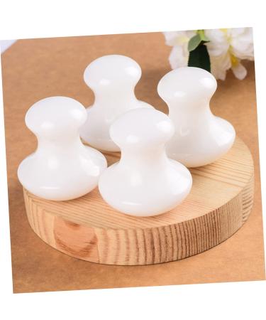 FRCOLOR 2 Pcs Massage Stone Set - White Facial Skin Care | International Shipping Available - Buy Online on GoSupps.com
