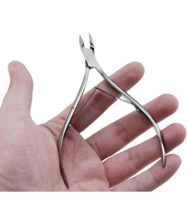 Olakin Set of 2 Stainless Steel Cuticle Nippers and Cutters with Pusher - Ideal for Manicure and Pedicure - Buy Online on GoSupps.com
