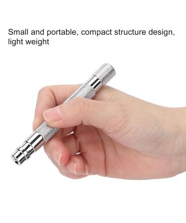 Buy Silver Razor Replacement Handle - Classic Metal Razor Handle for Easy Home Use - Buy Online on GoSupps.com