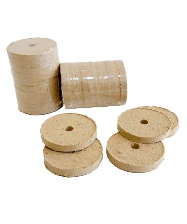 Healifty 10pcs dried wormwood cakes mugwort foot bath herbal health care of Chinese medicine