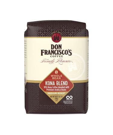 Don Francisco's Kona Blend Whole Bean Coffee (18 oz Bag) Kona Blend 18 Ounce (Pack of 1)