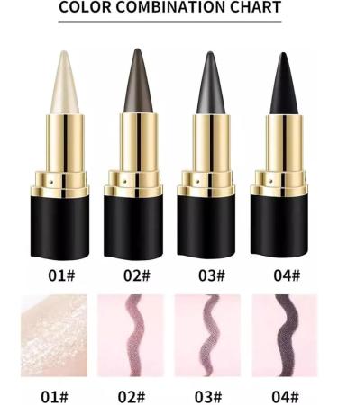 Ayky Eyeliner Exhibition Eyeliner Ayky Natural Black Eyeliner Cream Ayky Long Wear Gel Eyeliner Exhibition K Eyeliner Waterproof Exhibitionk Eye Liner Pencil (Silver) - Buy Online on GoSupps.com