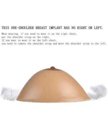 Knobco Silicone Breast Prosthesis with Adjustable Shoulder Strap - X-Small Skin Mastectomy Support - Buy Online on GoSupps.com