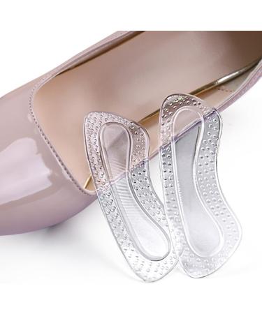 4 Pairs Heel Grips for Women - Cushion Inserts for Loose Shoes | Heel Pads for Too Big Shoes - Gel Comfort Solutions - Buy Online on GoSupps.com