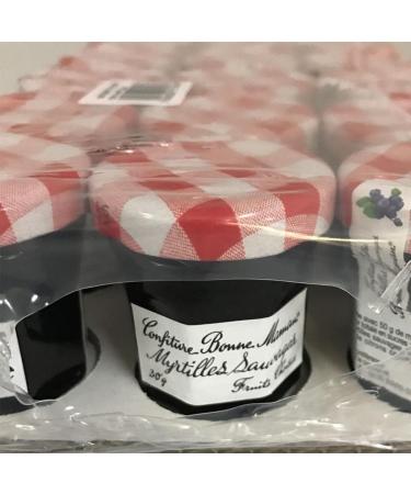 Bonne Maman - Pro range: Blueberry Jam Bonne Maman small pots 15 x 30 g 15 U - Buy Online on GoSupps.com