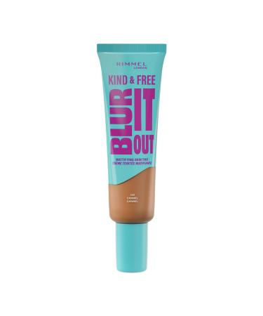 Rimmel Rimmel London Kind & Free Blur It Out Full Coverage Foundation 450 Caramel shine control all day long light matte finish 30 ml