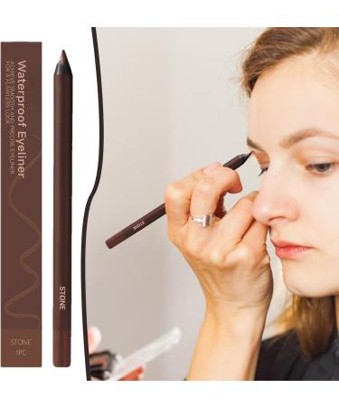 Waterproof EyelinerGliding Waterproof Eye Pencil Long Lasting Highly Pigmented Gel Makeup Pen for Party Daily Use Performance Dance Evening - Buy Online on GoSupps.com