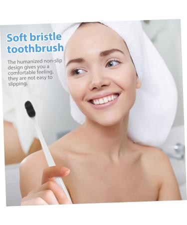Buy Coolhiya 4-Piece Soft Toothbrush Set 3-Sided Nylon Toothbrushes for Gentle Cleaning | International Shipping Available - Buy Online on GoSupps.com