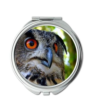 Mirror makeup mirror owl dash cam owl bird pocket mirror portable mirror