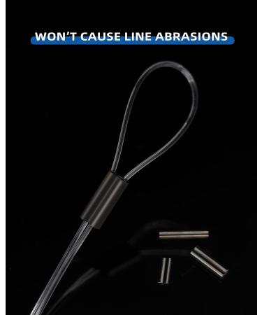 BLUEWING Brass Fishing Crimps 100pcs - Double Barrel Crimp Sleeve Connectors Size 11 - Buy Online on GoSupps.com