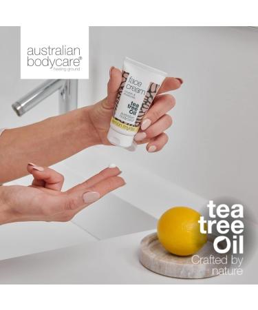 Australian Bodycare Face Cream 50ml | Tea Tree oil + Lemon Myrtle | Moisturiser spot treatment pimple oily acne prone skin. Tea Tree Cream Face Moisturiser. Spot Cream and anti blemish moisturiser - Buy Online on GoSupps.com