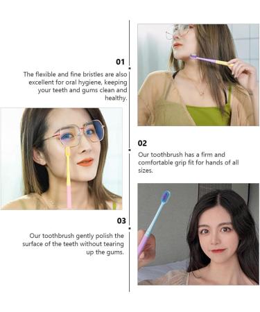 Shop HOMSFOU 8pcs Ice Cream Toothbrush Set - Portable Fun and Perfect for Kids | International Shipping Available! - Buy Online on GoSupps.com