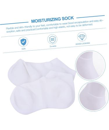 minkissy 10 Pairs Exfoliating Moisturizing Socks Foot Whitening Socks Spa Socks for Dry Feet Moisturizing Foot Covers Cracked Socks Moisturizing Heel Socks Sebs Socks Women's Lotion - Buy Online on GoSupps.com