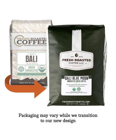 Organic Bali Blue Moon Coffee Beans - 5 lb (Pack of 1) | Freshly Roasted & Kosher - Buy Online on GoSupps.com