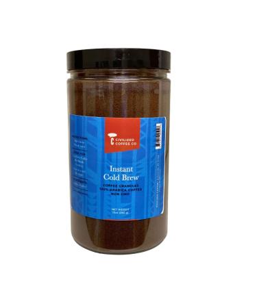 Civilized Coffee Instant Cold Brew Coffee Granules Non-GMO Jar (10 oz)