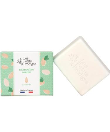 100% Natural Almond Solid Shampoo - All Hair Types - Made in France - Respects the Scalp - Not Tested on Animals - Recyclable Packaging - LES PETITS PRODIGES - Buy Online on GoSupps.com