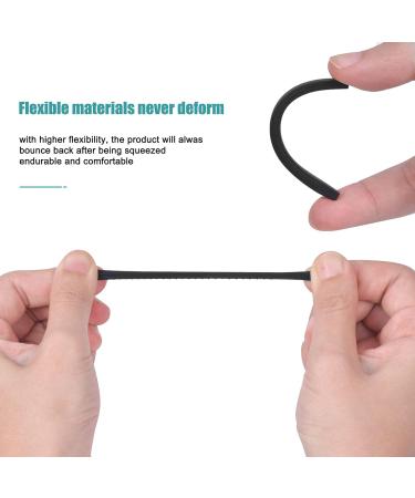 20 Pairs Silicone Anti-Slip Glasses Ear Brake Tips | Replacement Accessories for Sports & Reading Glasses (2.5-5 mm) - Buy Online on GoSupps.com