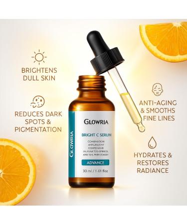 Glowria-ceuticals C E ferulic serum Advanced Antioxidant Formula 20% L-Ascorbic Acid 1.01 fl oz - Buy Online on GoSupps.com