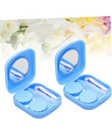 Partykindom 2-Part Contact Lens Case Set - Durable Lens Holder & Storage Box for Safe Lentil Care - Buy Online on GoSupps.com