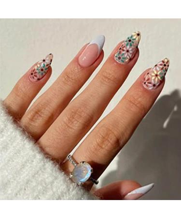 Sethexy French Almond False Nails - Durable Elegant & Perfect for Any Occasion | Shop Internationally - Buy Online on GoSupps.com