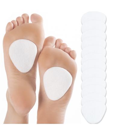 Homergy Metatarsal Pads - Ball of Foot Cushions for Women and Men - Foot Pads for Pain Relief - Forefoot Pads for Metatarsalgia  Mortons Neuroma - 1/4'' Thick - 12 Pieces