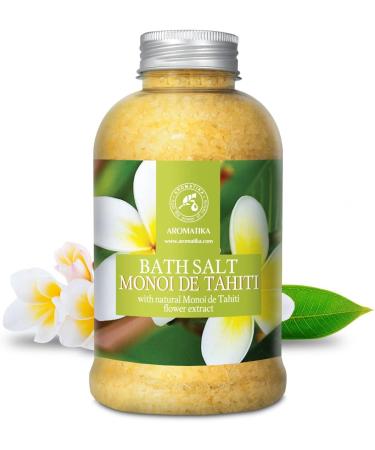 Monoi de Tahiti Bath Sea Salt 21.16 Oz (600g) | Coconut Essential Oil & Gardenia Extract | Relaxing Aromatherapy Salt for Bath Soak | Good Sleep - Sea Salt Bath - Buy Online on GoSupps.com