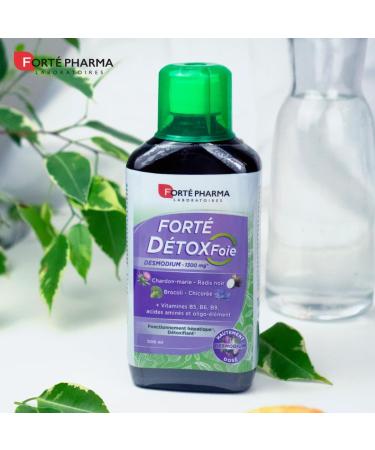 Fort Pharma - Fort Detox Liver Food Supplement Elimination of Toxins - Milk Thistle Black Radish Desmodium and Vitamins - - Buy Online on GoSupps.com