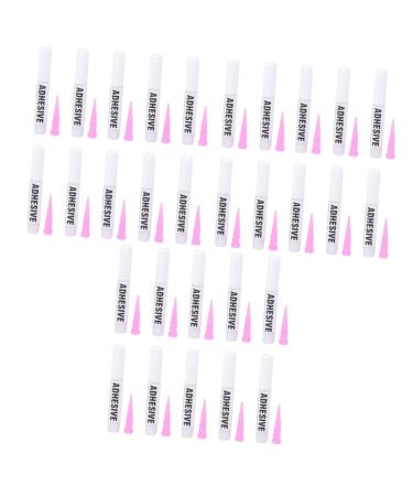MipCase 30 STK nail protection adhesive Catch tanks cover adhesive adhesive for kitten nail cap adhesives for kat nail cap for cats pet tips glue stick glue nail set pointed mediumx3pcs as shown x 3 pieces