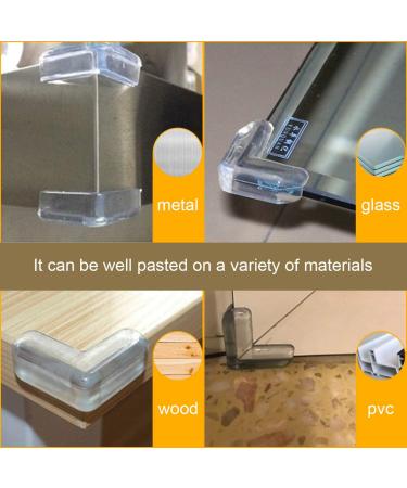 Clear Corner Guards (12 Pack) | Table Corner Protectors for Baby & Kids Furniture | High Resistant Adhesive Gel | Cabinet, Glass Coffee Table | Safety Bumpers - Buy Online on GoSupps.com
