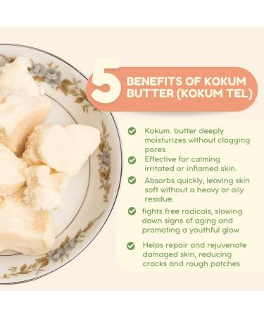  G n rique UK Kokum Butter -Kokam Tel Oil | Kokum Tree Indian Fruit Extract | Treats Face Lips & Body Skin Issues | 100% Natural Vegan & Organic | For All Skin Types - Buy Online on GoSupps.com