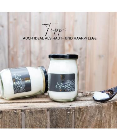 Taste Market Bio Coconut Oil 1000 ml 100 organic virgin coconut oil ideal for roasting baking frying and skin and hair care vegan - Buy Online on GoSupps.com