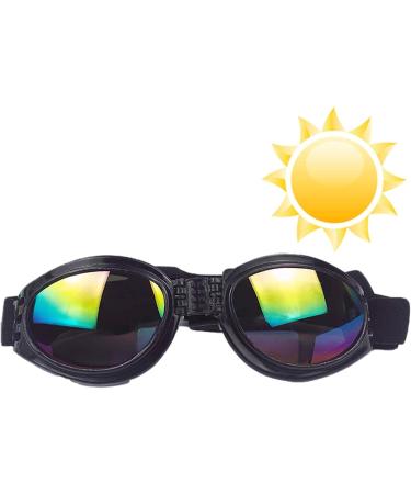 Luckxing Dog Sunglasses - UV Protection Dog Glasses with Adjustable Straps | Stylish Eye Protection for Your Pet - Buy Online on GoSupps.com