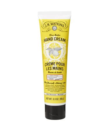 J R WATKINS Lemon Cream Body Cream, 3.3 FZ