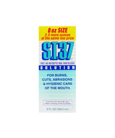 S.T.37 First Aid Antiseptic and Oral Pain Reliever 8 Ounce