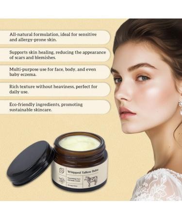 Ofanyia Beef Tallow for Skin Grass Fed Whipped Beef Tallow Cream Beef Tallow Moisturizer for Face & Body Tallow Balm for Skin Hydration - Buy Online on GoSupps.com