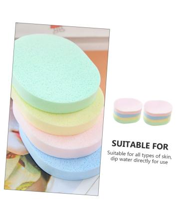 FRCOLOR 16 Pcs Natural Loofah & Powder Puff Set - Body Scrubber Makeup Remover & Facial Cleaning Pads - Spa Gloves for Women's Bath Care - Buy Online on GoSupps.com